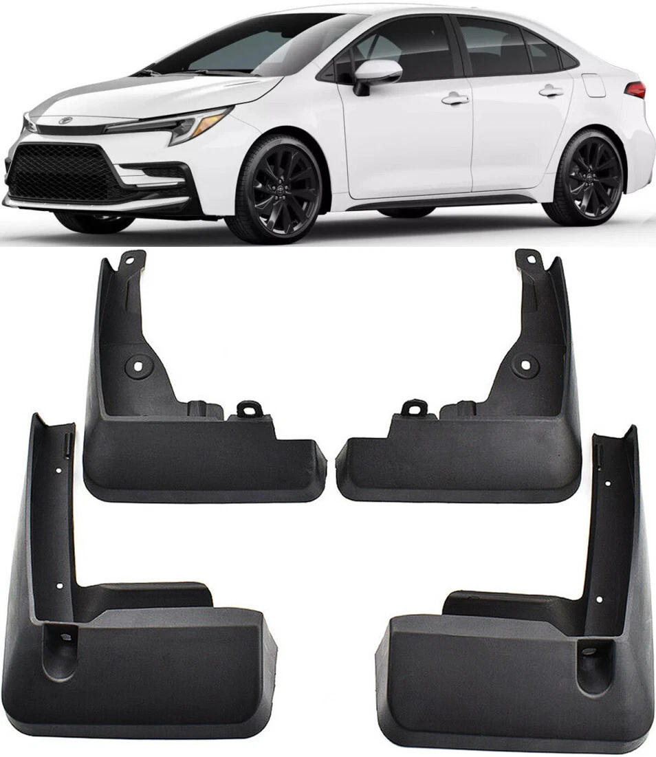 Genuine Full Set Splash Guards Mud Flaps For 2019-2025 Toyota Corolla E210 Sedan - 第 1/9 张图片
