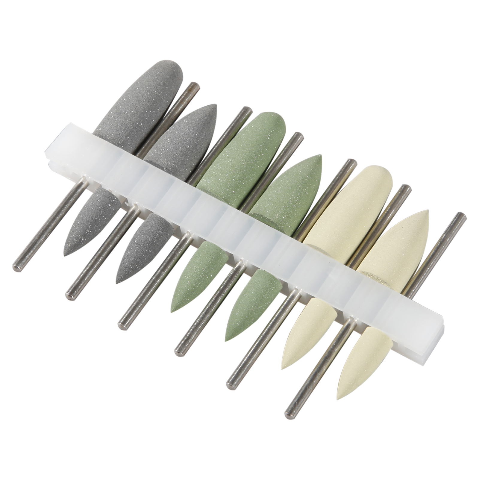 Dental Resin Base Polishing Kit For Low-Speed Handpiece (HP 0412) - Denture Finishing & Polishing Set