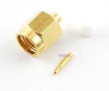SMA Male Coax Connector Semi-Rigid .085" 2-Pcs - USA Ham Radio Seller