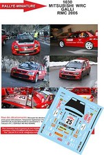 DECALS 1/24 REF 1030 MITSUBISHI LANCER GALLI RALLYE MONTE CARLO 2006 WRC RALLY