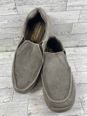 Skechers Relaxed Fit Expected Avillo Athletic Shoe Mens Size 13 64109SB Beige