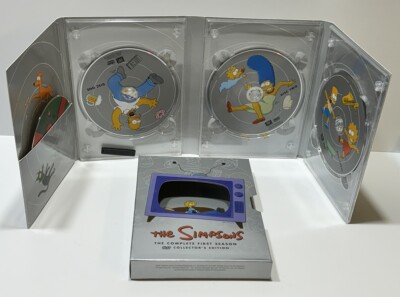 2001 THE SIMPSONS THE COMPLETE FIRST SEASON DVD COLLECTOR'S EDITION 3 DVD SET