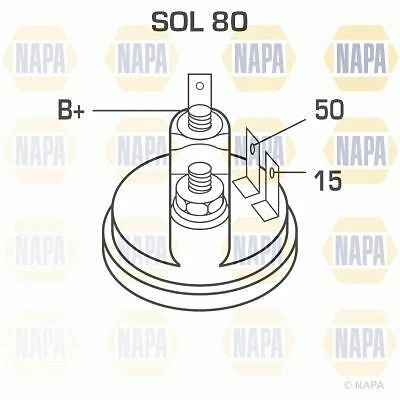NEW NAPA ENGINE STARTER MOTOR OE QUALITY REPLACEMENT NSM1337 - Image 4 of 4