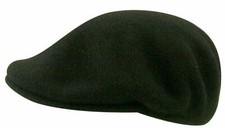 Image of KANGOL Hat 504 Wool Flat Beret Ivy Cap 0258BC Winter Black Sizes: S - XL