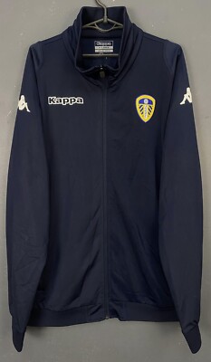 MEN'S KAPPA FC LEEDS UNITED 2016/2017 TRAINING JACKET SOCCER FOOTBALL SIZE XL