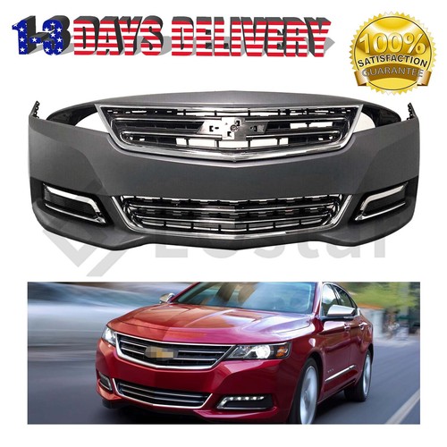 Complete Front Bumper Grille Set W/ Fog Lights Cover Fits 14-20 ...