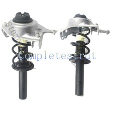 Paar komplette Stoßdämpfer-Schnellfeder-Schraubenfedern vorne für Audi A4 A5