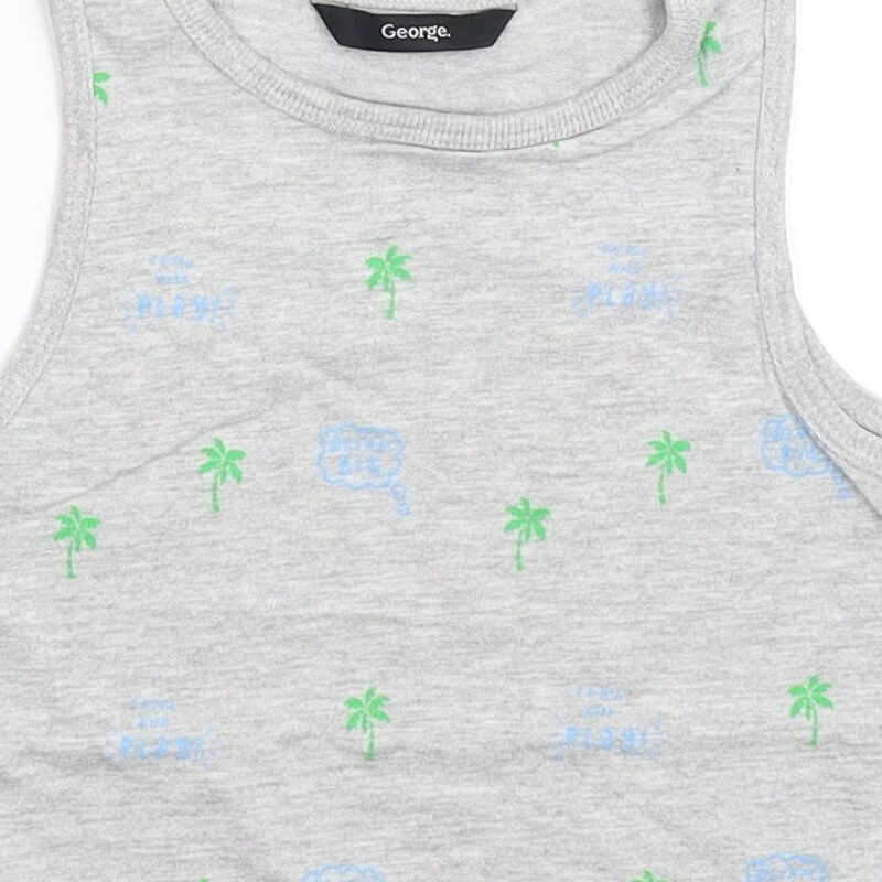 George Boys Grey Cotton blend Tank Size 3-4 Years image 8