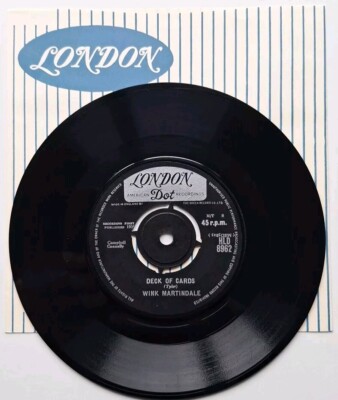 WINK MARTINDALE''Deck Of Cards''1959 Original London Records UK 7''Single   