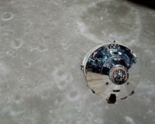 APOLLO 10 COMMAND MODULE LUNAR ORBIT NASA 11x14 GLOSSY PHOTO PRINT