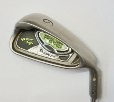 Ping Rapture V2 White Dot 6 Eisen AWT Stiff Flex Stahlschaft Lamkin Grip