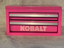 Kobalt Mini Toolbox NEW HOT Pink Color 6241747 - 2 Drawers Crafts, Garage Tools