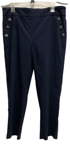 Hi View Women's Capri Pants Size 14P Blue Side Pockets Wide Waist Rayon ...