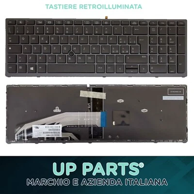 UP PARTS � Tastiera Italiana retroilluminata per HP Zbook 17 G3