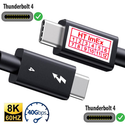 Lenovo USB-C Cable für Thunderbolt 4 Dock 40AS, 40AF Verbindung Kabel 240W 5A