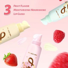 Brillo de labios 3 piezas desvanecimiento líneas de labios esmalte de labios teñido transparente para mujeres aceite de labios brillo de labios