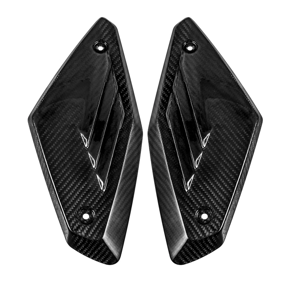 Cubierta de admisión de aire de motocicleta apta para Honda CB650R 2019-2022 fibra de carbono Foto 3 de 4