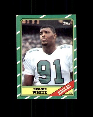 1986 Topps Reggie White #275 Rookie Philadelphia Eagles NFL NM/NM-