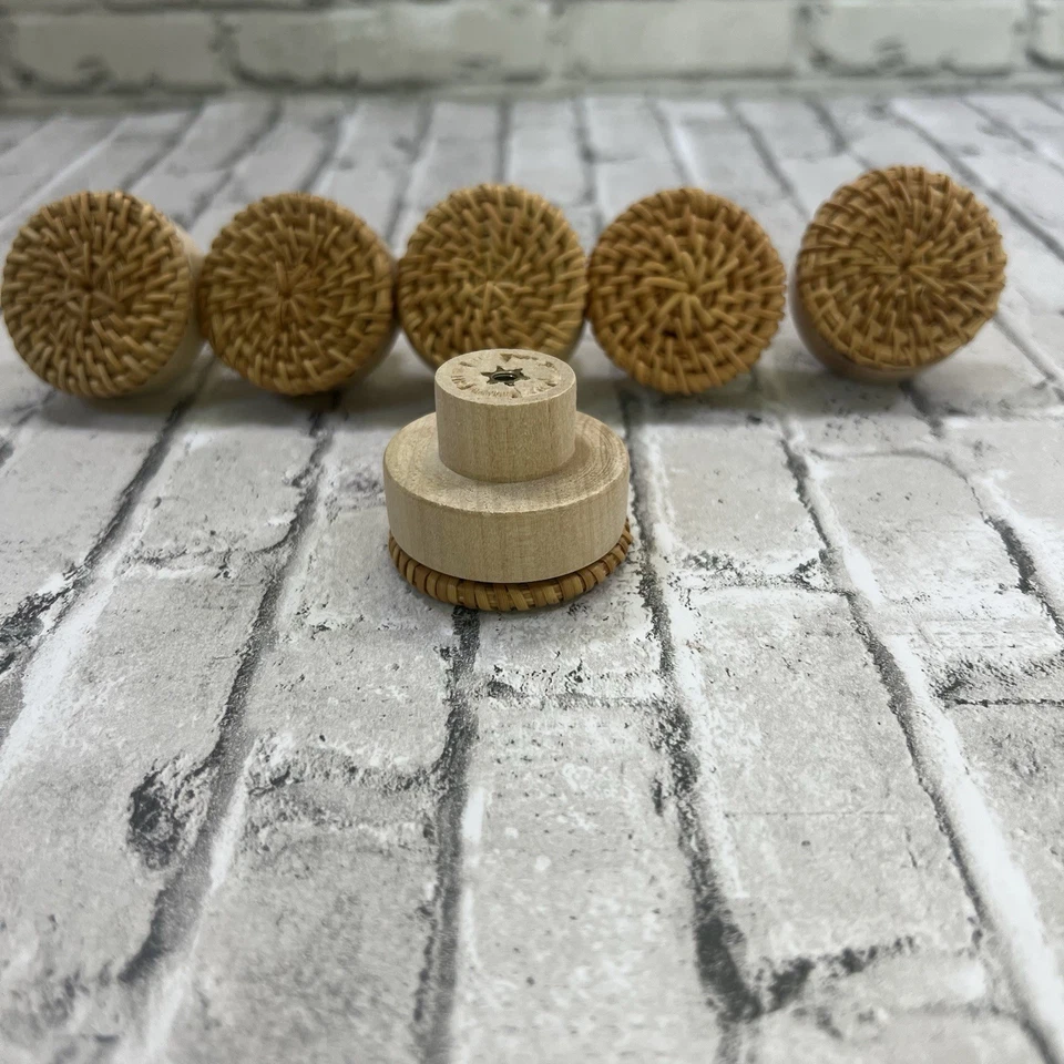 Винтажный деревянный тканый выдвижной ящик лот из 6 - Изображение 2 из 4