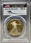 2020 W WWII Privy V75 $50 Gold Eagle 1 of 1945 Struck FDOI PF70 UC Mercanti Sign