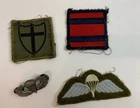 British Army Parachute And  TRF & Parachute Wings WW2 US ‘jump Wings’ Patches