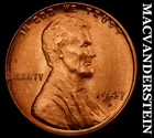 1947-D Lincoln Wheat Cent- Red- Choice Gem Brilliant Uncirculated Luster #J6615