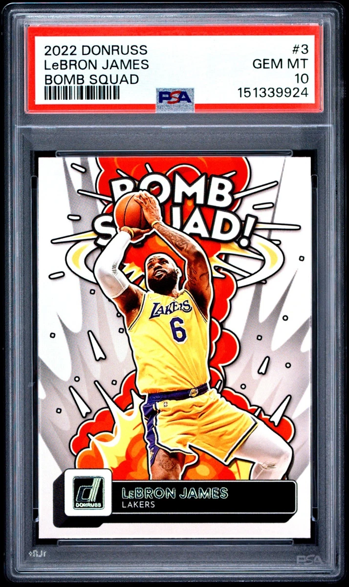 Panini LeBron James 10 Graded Basketball Sports Trading Cards