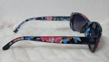 Sunglasses, floral pattern, glasses, eyewear, black, floral print, polarized