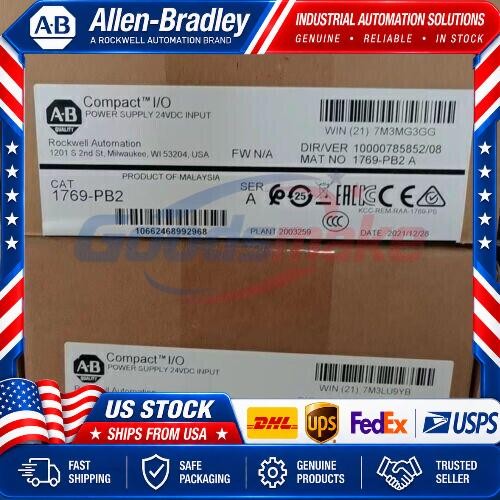 New Factory SealedAB 1769-PB2 CompactLogix DC 2A/0.8A Power Supply