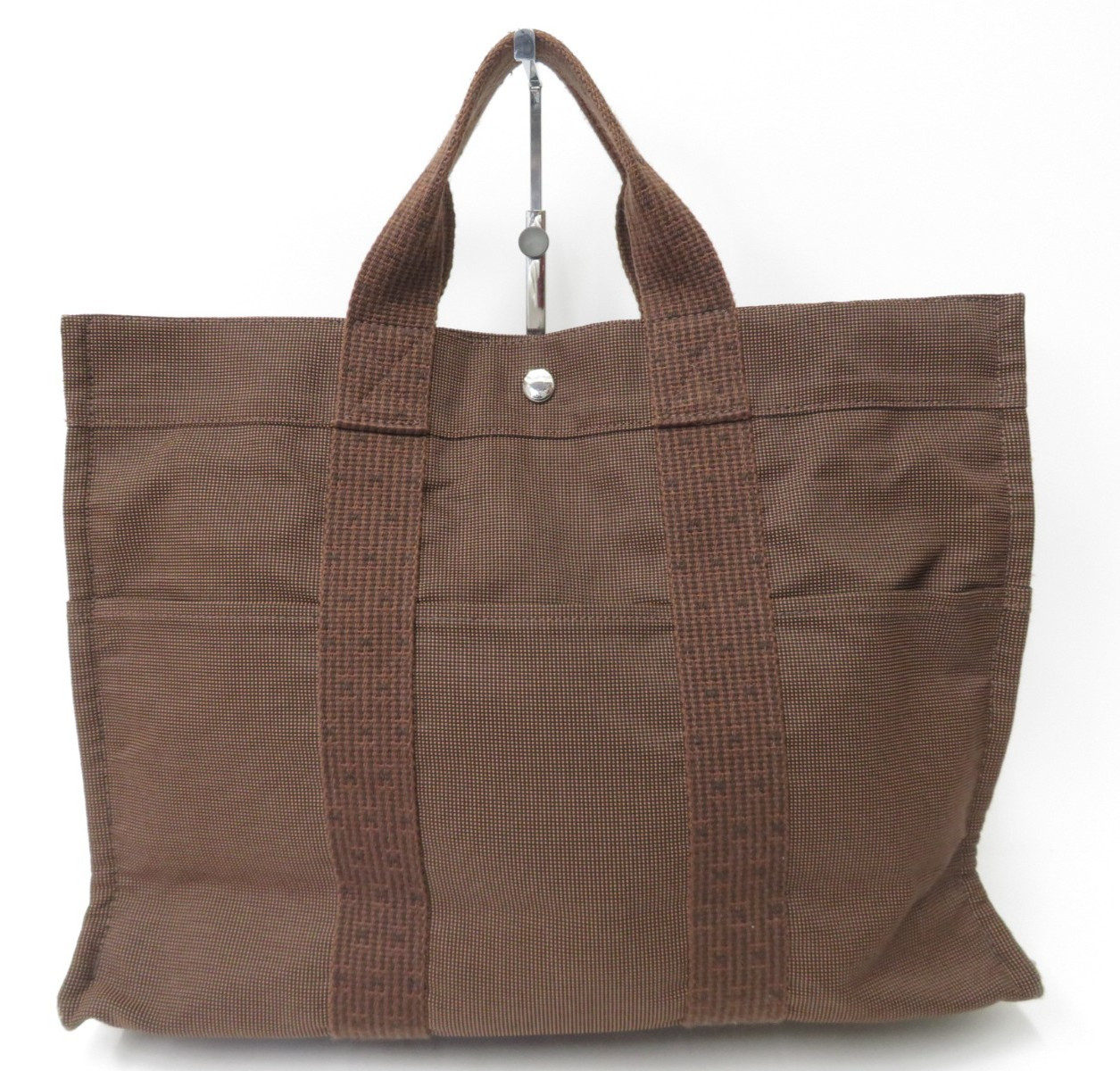 Autentica borsa tote Hermes Her Line MM in tela F#48452