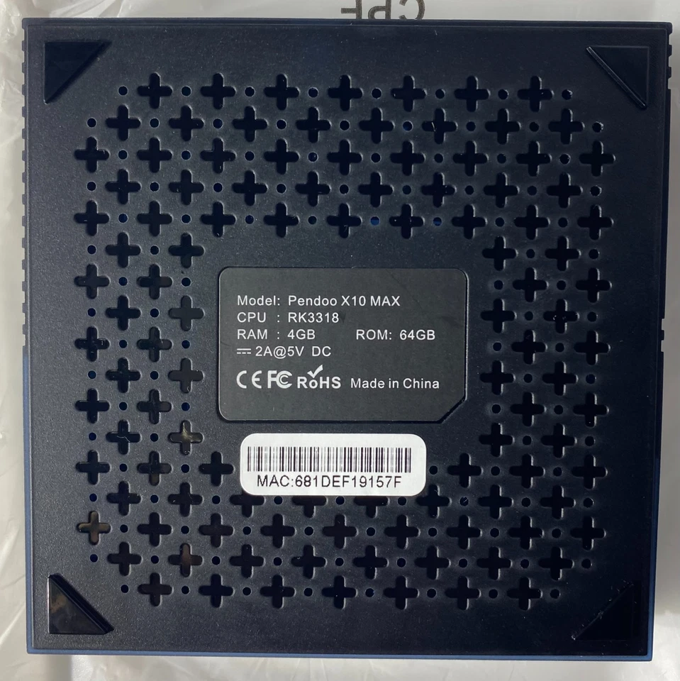 Pendoo X10 MAX Android 9.0 TV Box 4GB 64GB Dual WiFi 4K UHD NEW(Open Box) - Image 3 of 4