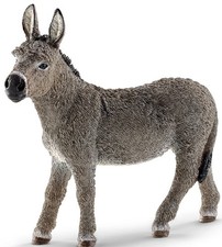 SCHLEICH - Figurine de l'univers des animaux de la ferme - Âne -  - SHL13772