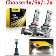 Auxito 9145 9140 H10 Led Fog Light Bulbs 4000lm 6500k White Conversion Kit 2-6x Auxito 9145 9140 H10 Led Fog Light Bulbs 4000lm 6500k White Conversion Kit 2-6x