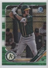 2019 Bowman Chrome Prospects Green Refractor /99 Austin Beck #BCP-141 0r4