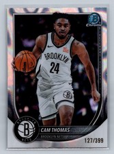 2025-26 Bowman Chrome Basketball - #BCV-59 Cam Thomas Lava Refractor /399