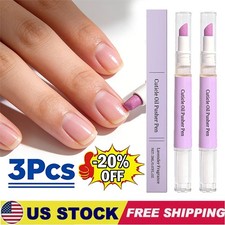 3-In-1Cuticle Oil Pusher Pen, Ceramic Cuticle Oil Cuticle Pusher Nail Oil Pen