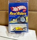 RARE Vintage Hot Wheels REAL RIDERS Turbo Streak - WHITE HUBS & Unpunched Card