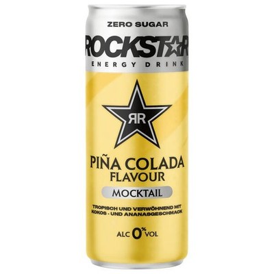 Rockstar Mocktail PinaColada Zero  12x0.33l EINWEG Pfand