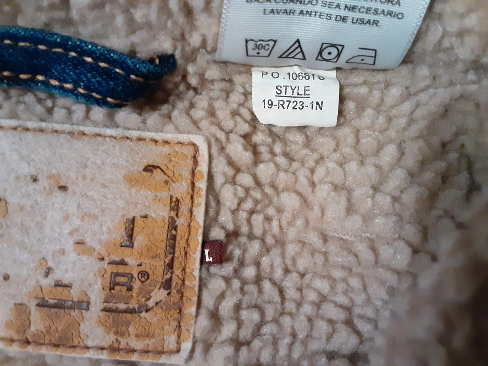 C.E. Schmidt Trucker Jacket Large Blue Cotton Den… - image 8