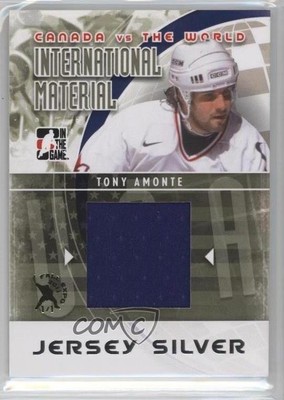 2011 ITG Canada VS the World Silver Jersey Fall Expo 1/1 Tony Amonte #IMM-09 2a8