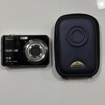 FUJIFILM FinePix AX560 Black 16MP Digital Camera HD Video WORKS Sd Card INCLD