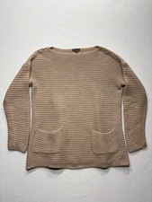 Vince Camuto Sweater Womens Medium Beige Text...