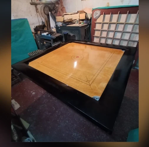 44 inch Cut Pocket Carrom board waterproof double Play Professional Full Size - Image 3 of 4