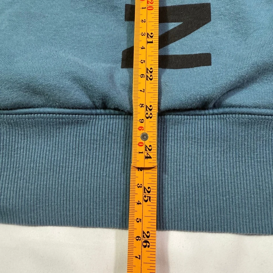 Sudadera con capucha para mujer The North Face verde azulado/azul con logotipo talla grande Foto 4 de 4