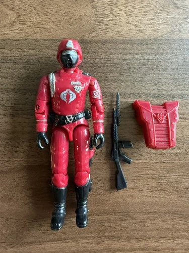 G.I. Joe 1985 CRIMSON GUARD 100% Complete Original Accessories Vintage ARAH