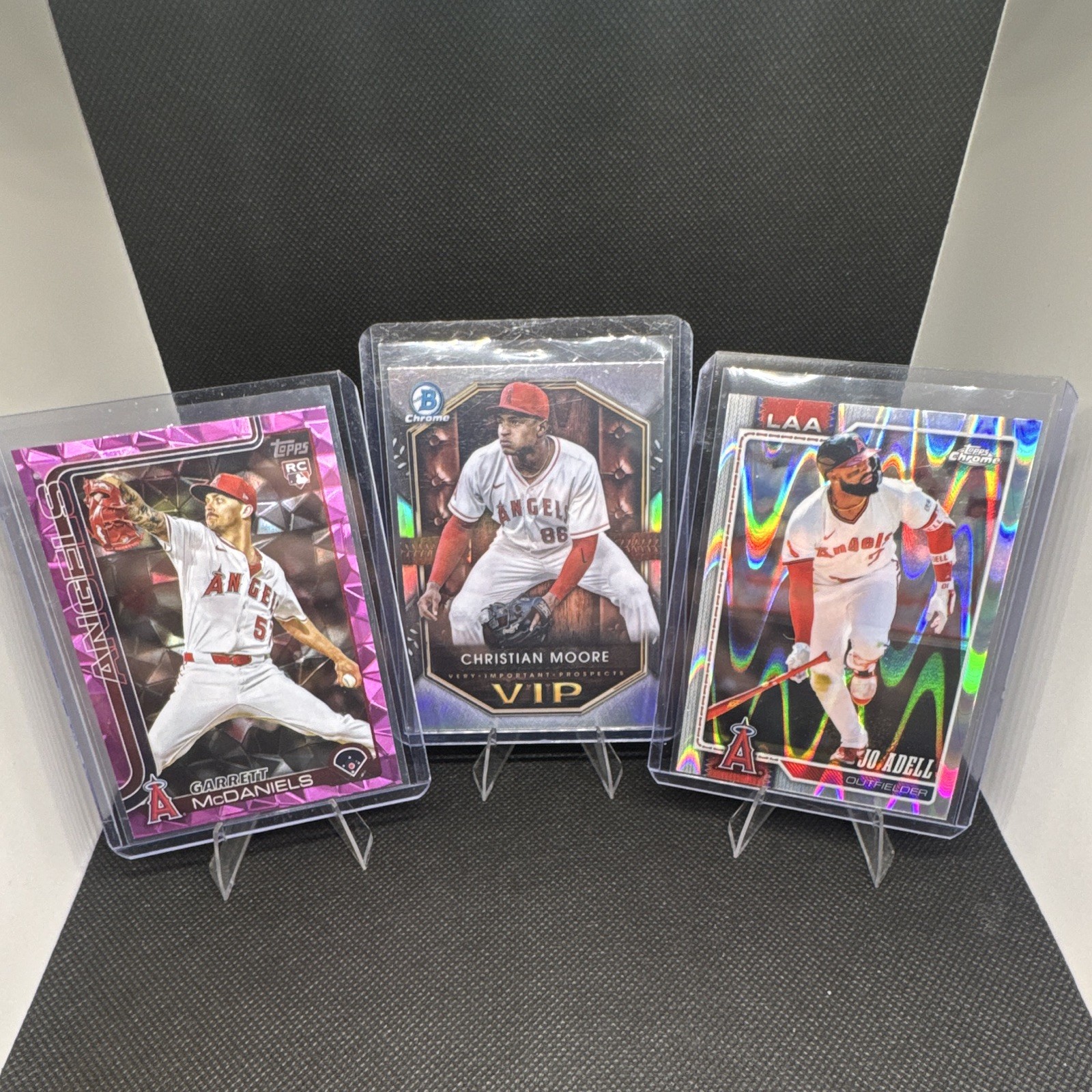 LA Angels 30-Card Lot Ohtani 2019, Klassen and Fontenelle Auto, Trout view 3