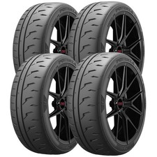 Qty 4 25535r18 Bridgestone Potenza Re-71rz 94w Xl Black Wall Tires
