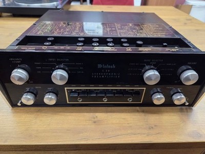 McIntosh C28 Stereo Preamplifier Vintage Hi-Fi Solid State Preamp Classic USA