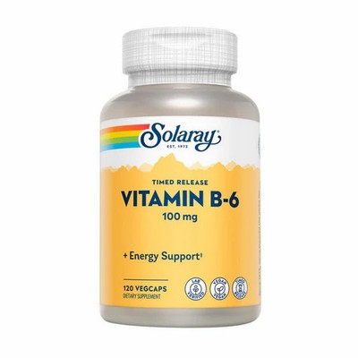 Vitamin B-6 120 Caps 100 mg by Solaray