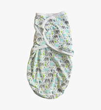 SwaddleMe Baby Swaddle Wrap 0-3 Months Elephant Print Cotton, MPN 120868